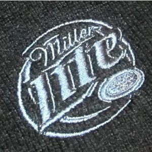 Miller Lite Black Knit Beanie